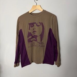 Taylor Swift Midnights Official Tour Tee Shirt Cotton Long Sleeve Crewneck Med